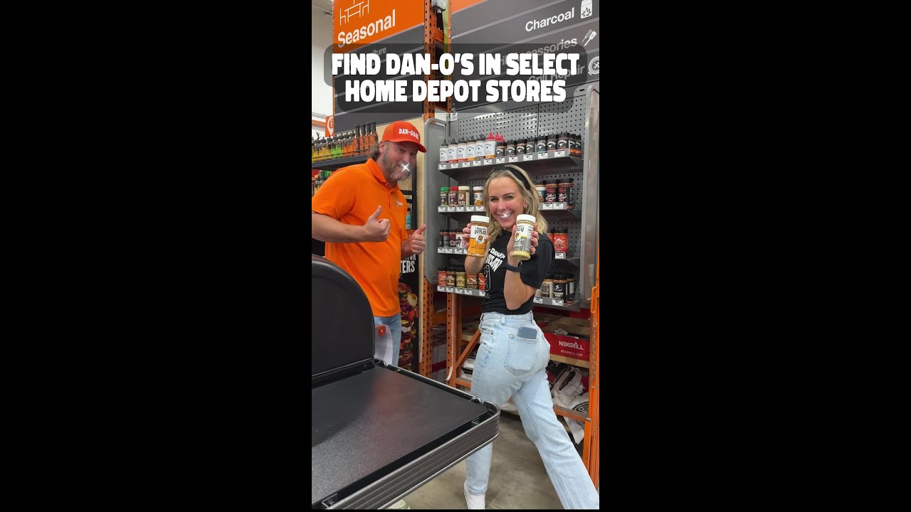 Find Dan-O's at select. Home Depot's Seasoning section!