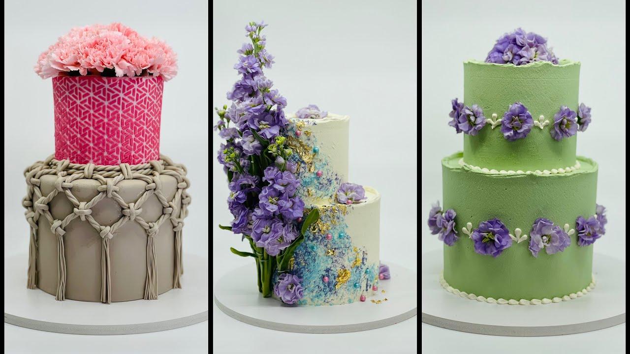 Fresh Flowers Cake Design