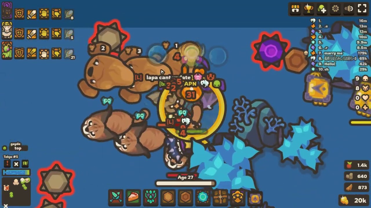 Taming.io over