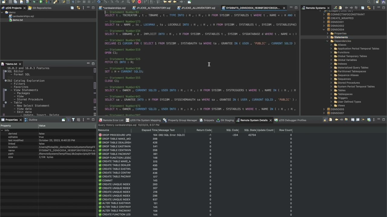 IBM Developer for z 16.0.3: What's new for Db2 for z/OS development