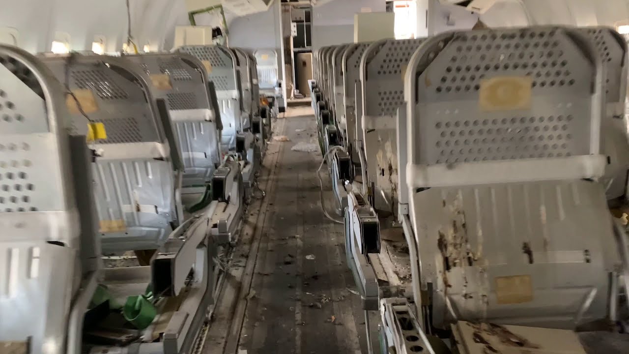 THE SECRET of BONEYARD BOEING 767-200ER Aircraft