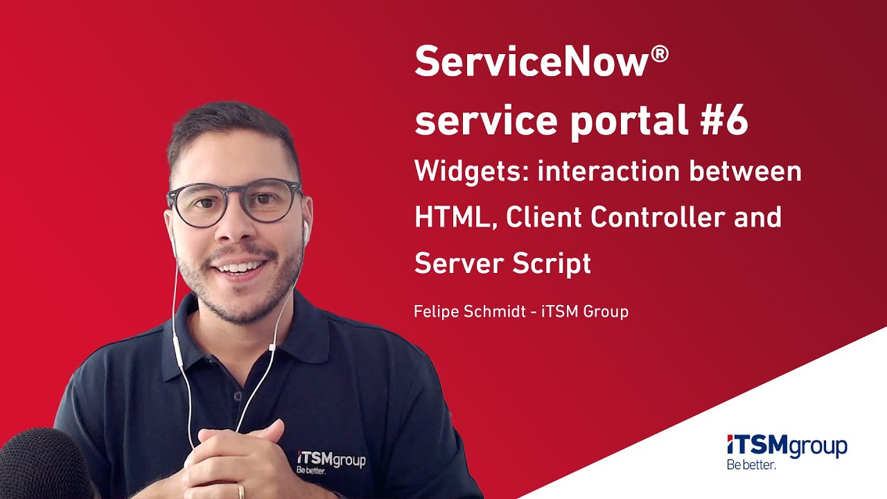 ServiceNow®️ service portal #6 – Widgets: HTML, Client Controller and Server Script interaction