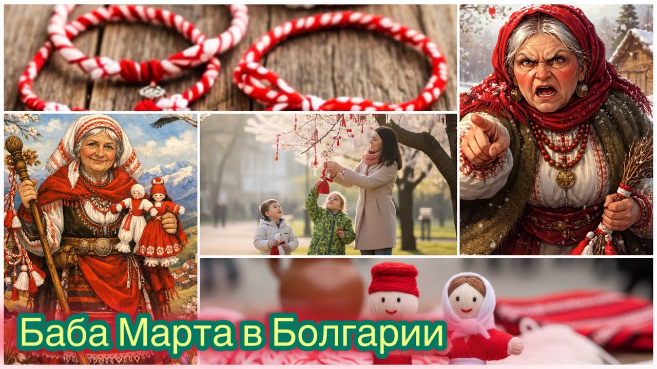 1 марта и Мартеницы и праздник Баба Марта Что это значит?Болгарская традиция, которая приносит весну