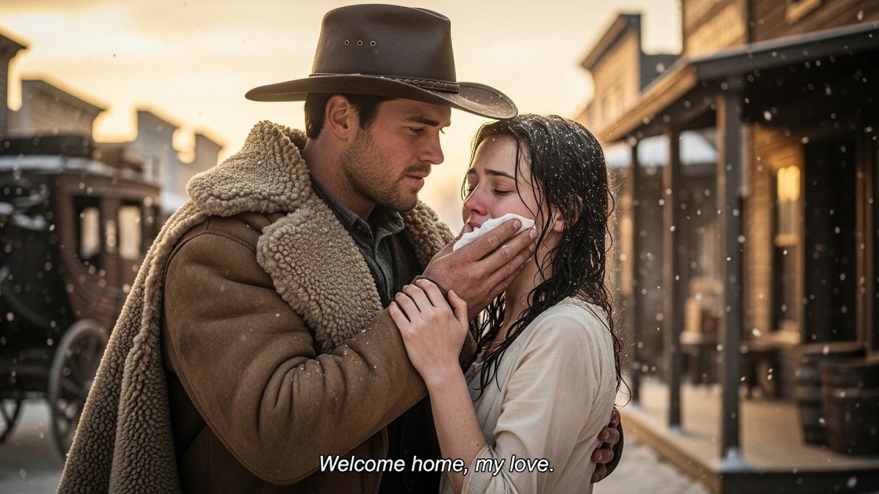 She Arrived Through Snow And Tears, The Cowboy Wiped Both Away And Whispered 