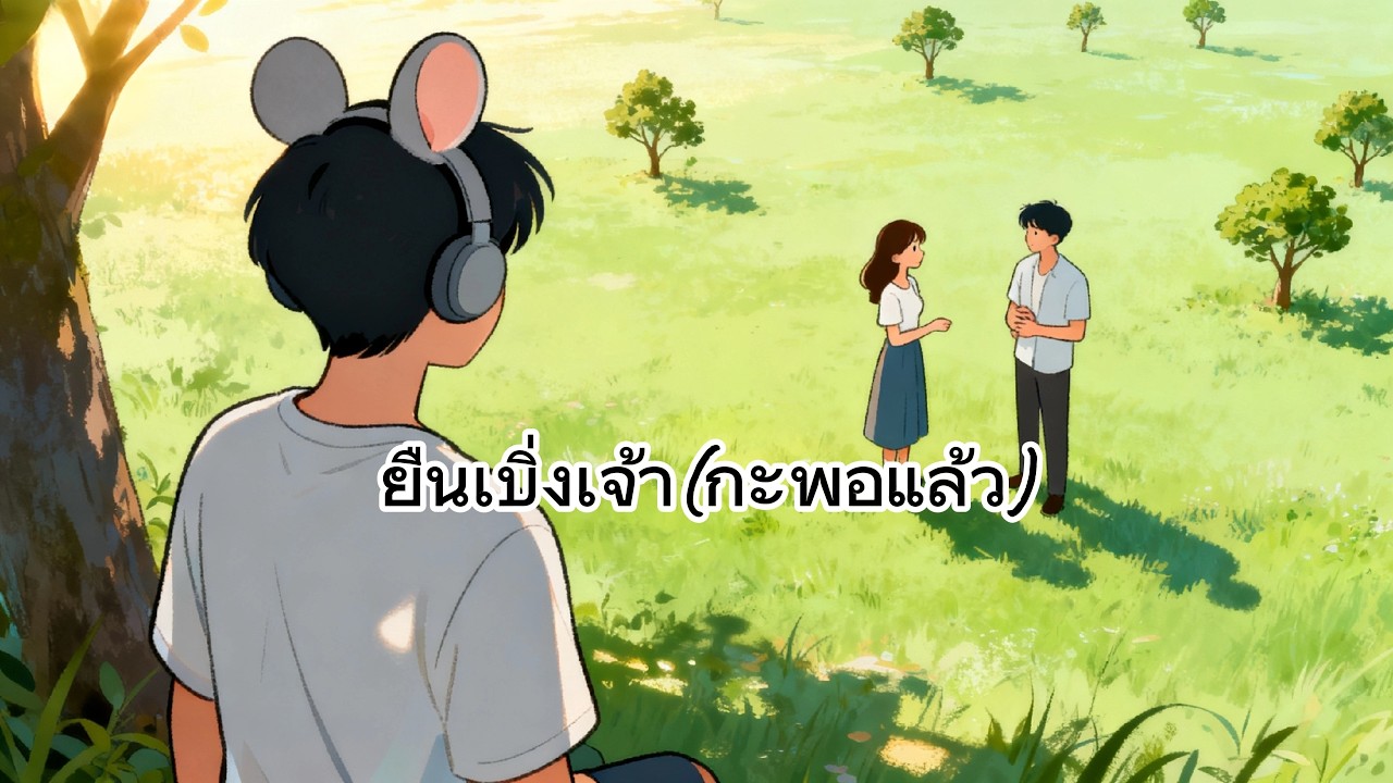 ยืนเบิ่งเจ้า(กะพอแล้ว) - เสียงเพลงจากเอไอ (official music) #เพลงใหม่