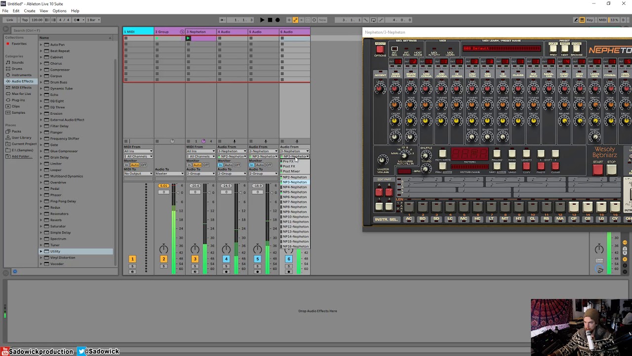 Using D16 Drum Machines In Ableton Live