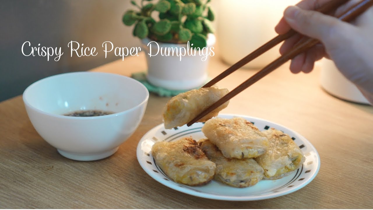 Crispy Rice Paper Dumplings