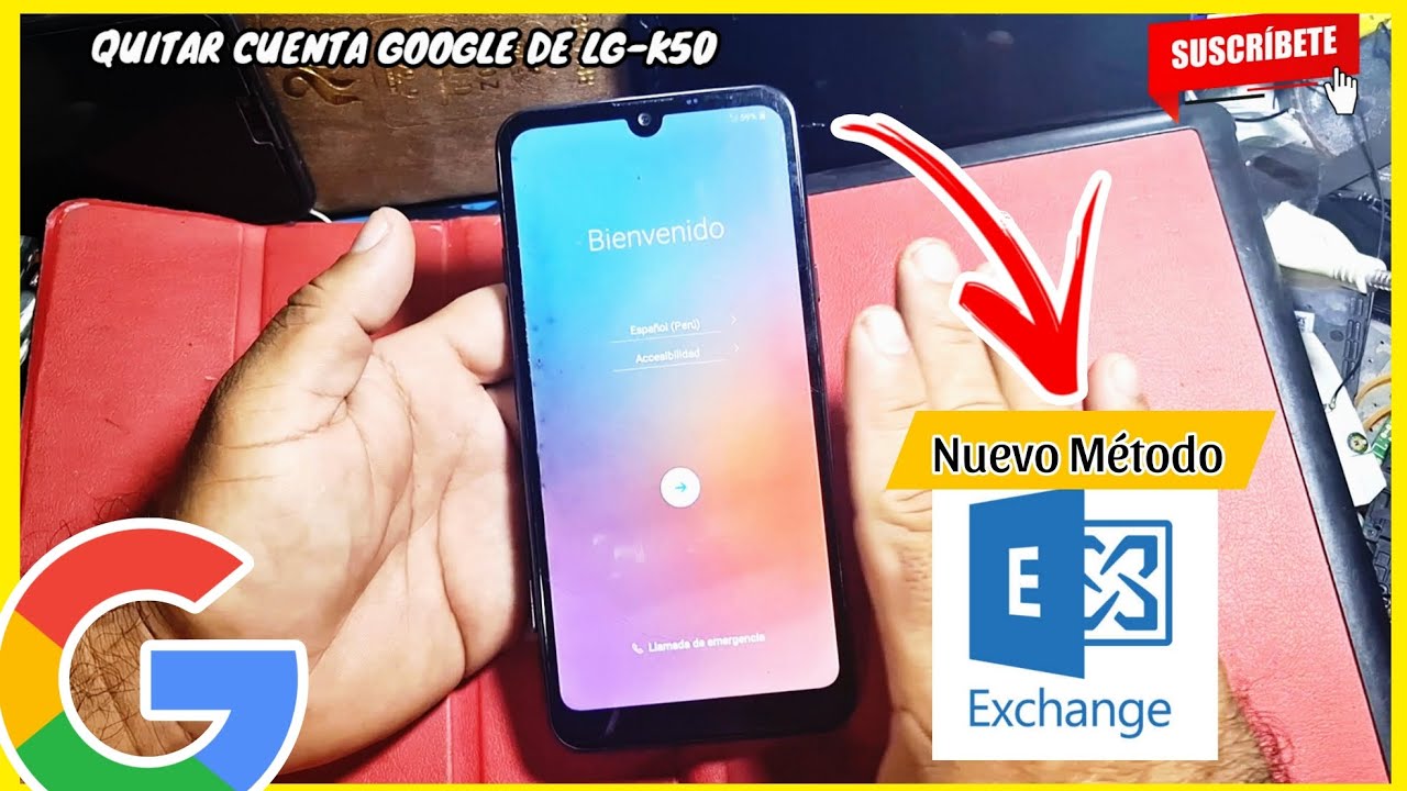 Como quitar cuenta google de LG-K50 manualmente