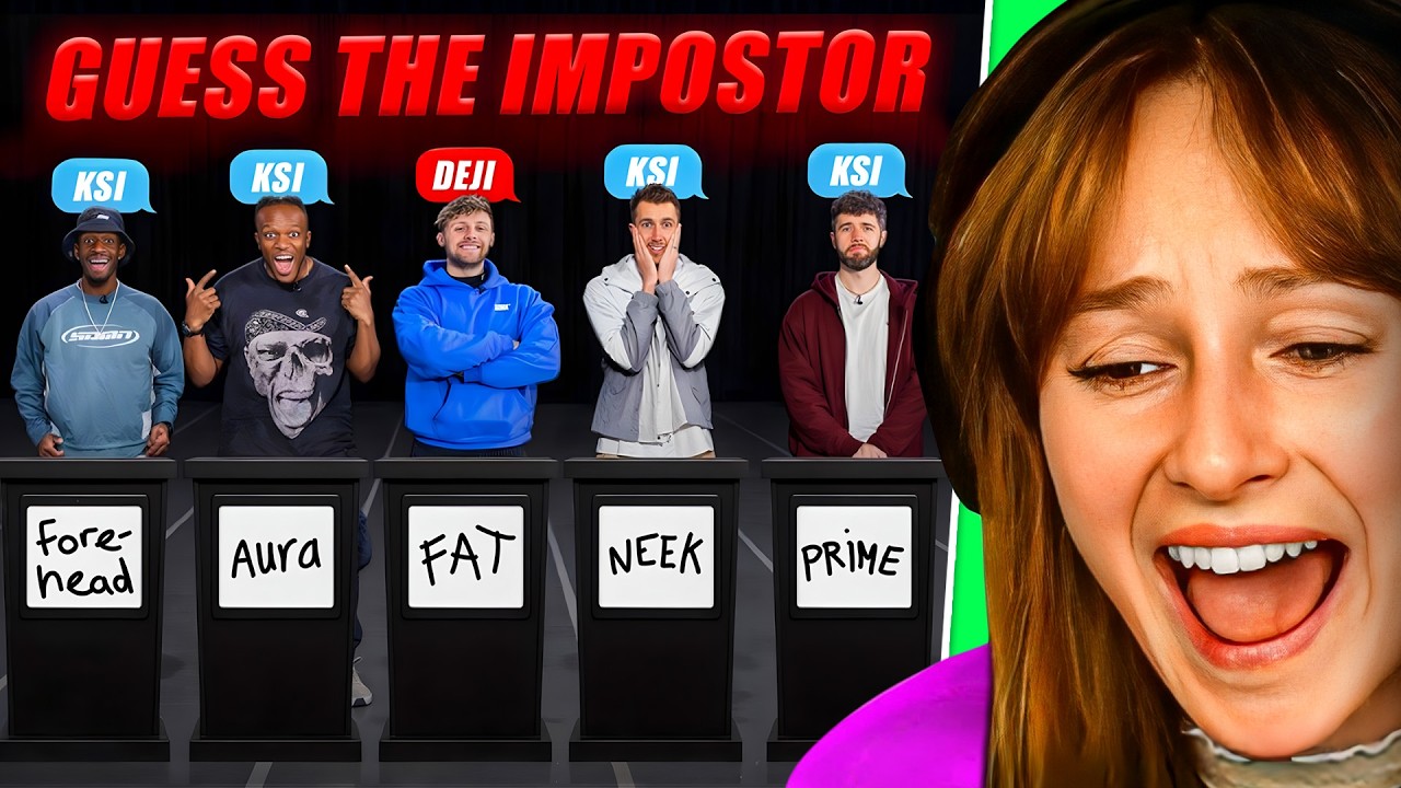 Freya Reacts to SIDEMEN GUESS THE IMPOSTER: YOUTUBER EDITION