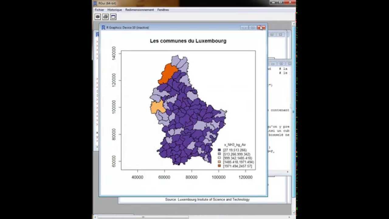 La cartographie avec le logiciel R  de A à Z