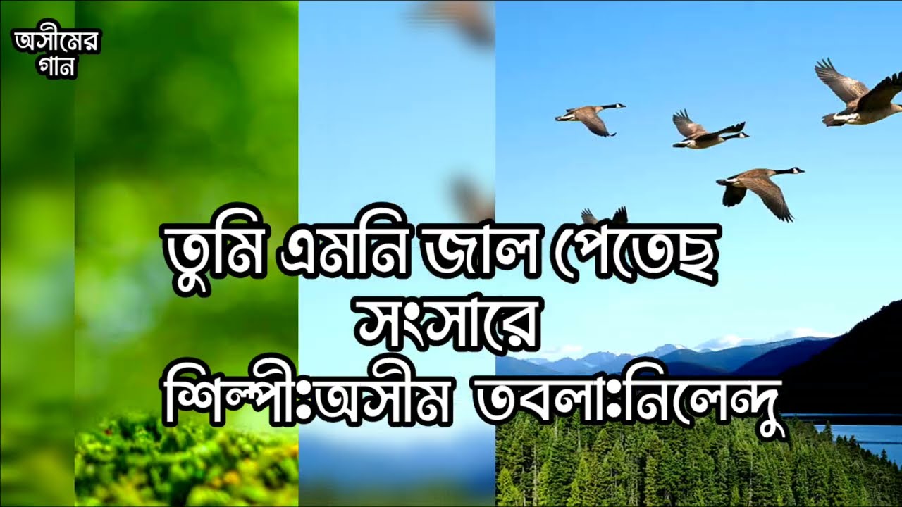 তুমি এমনি জাল পেতেছ সংসারে-folksongTumi Emoni Jal Petecho Sansare-