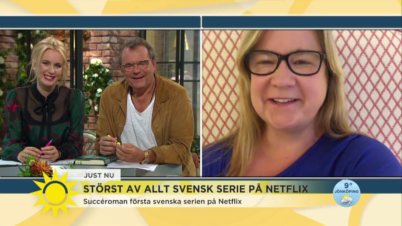 Svensk deckare blir Netflixserie - Nyhetsmorgon (TV4)