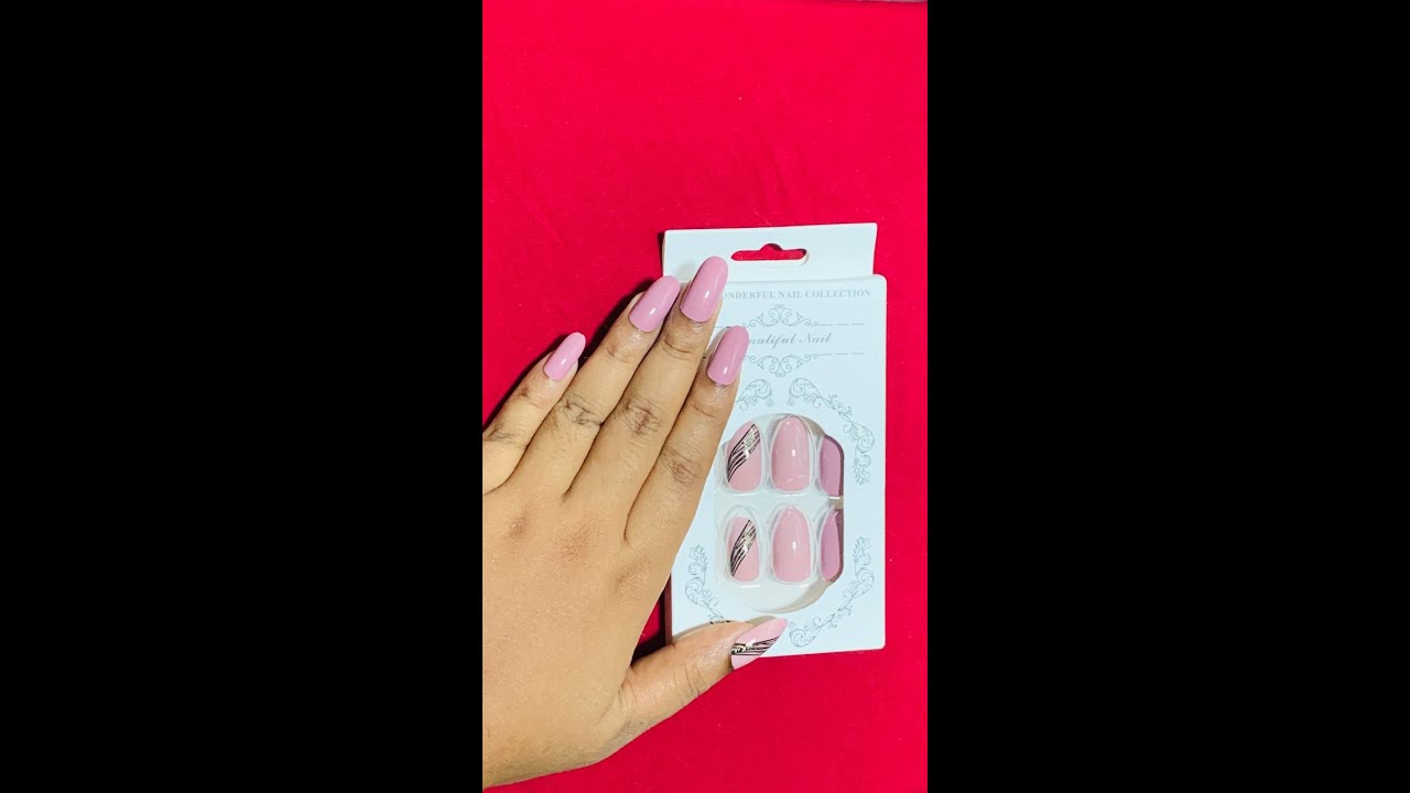AliExpress එකෙන් රුපියල් 379ට ගත්ත Press-on Nails දාන විදිහ බලමුද? #pressonnails #fakenails #sinhala