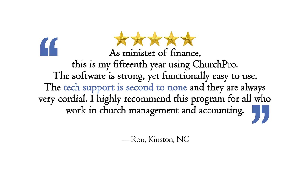 Best Online Church Accounting Software