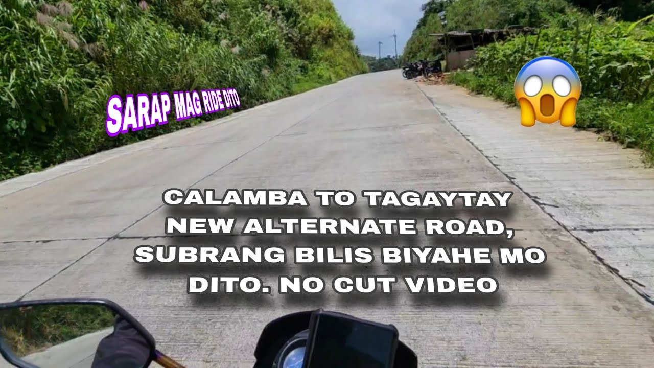 CALAMBA CITY TO TAGAYTAY CITY NEW ALTERNATE ROAD VIA MAMBATO-BUNGGO BRIDGE,  DB MOTOVLOG TV