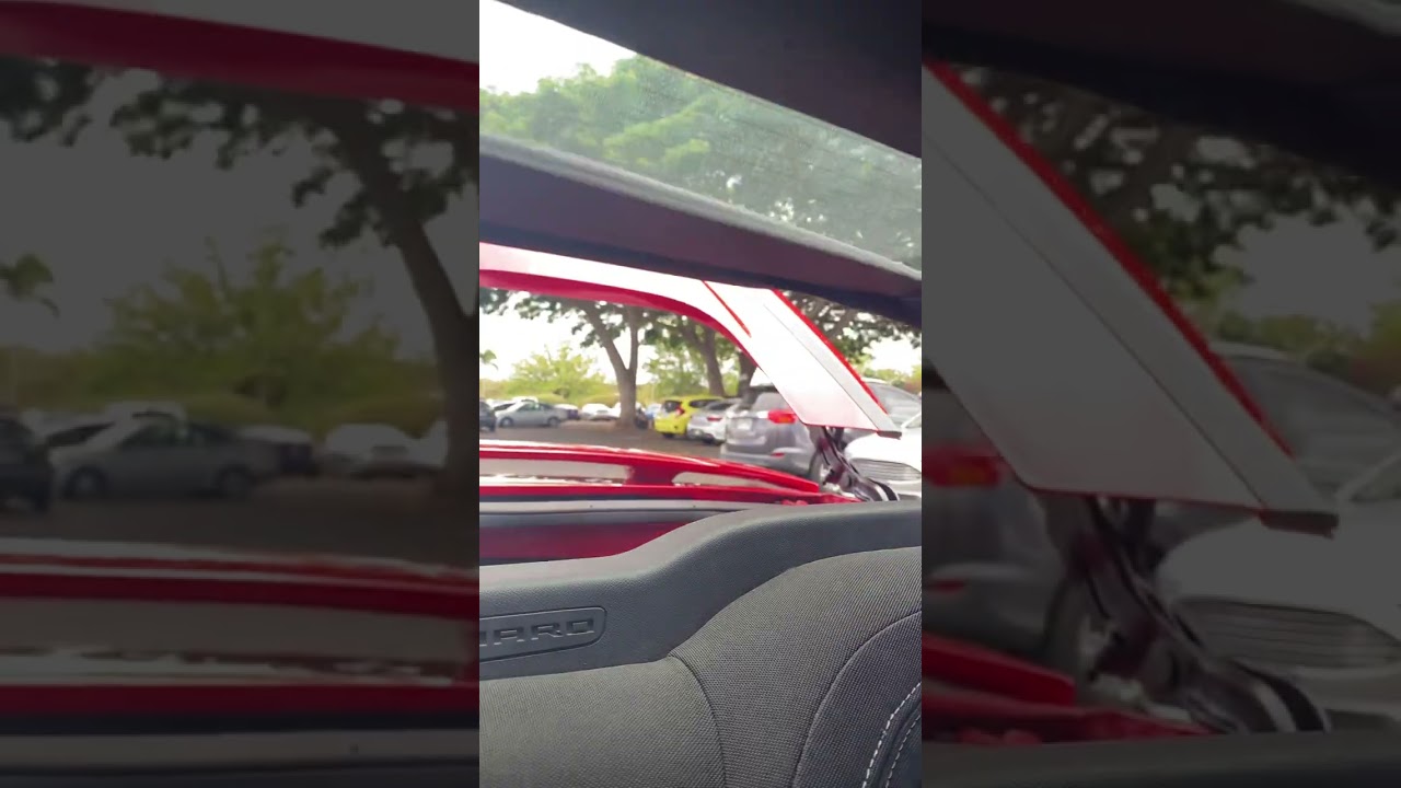 Hawaii rent a car convertible #shorts