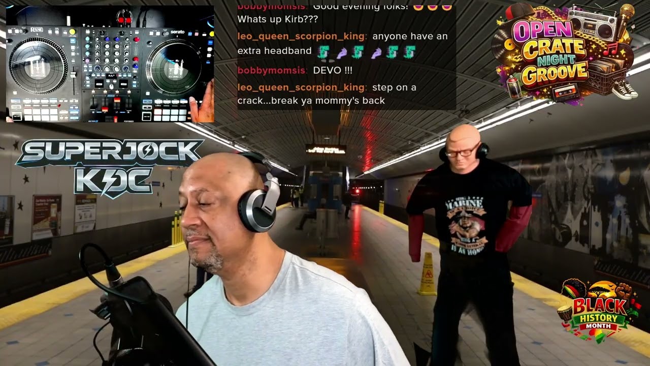 Open Crate Night Groove 02-22-26 show Old Skool R&B Rewind with SuperJock KDC