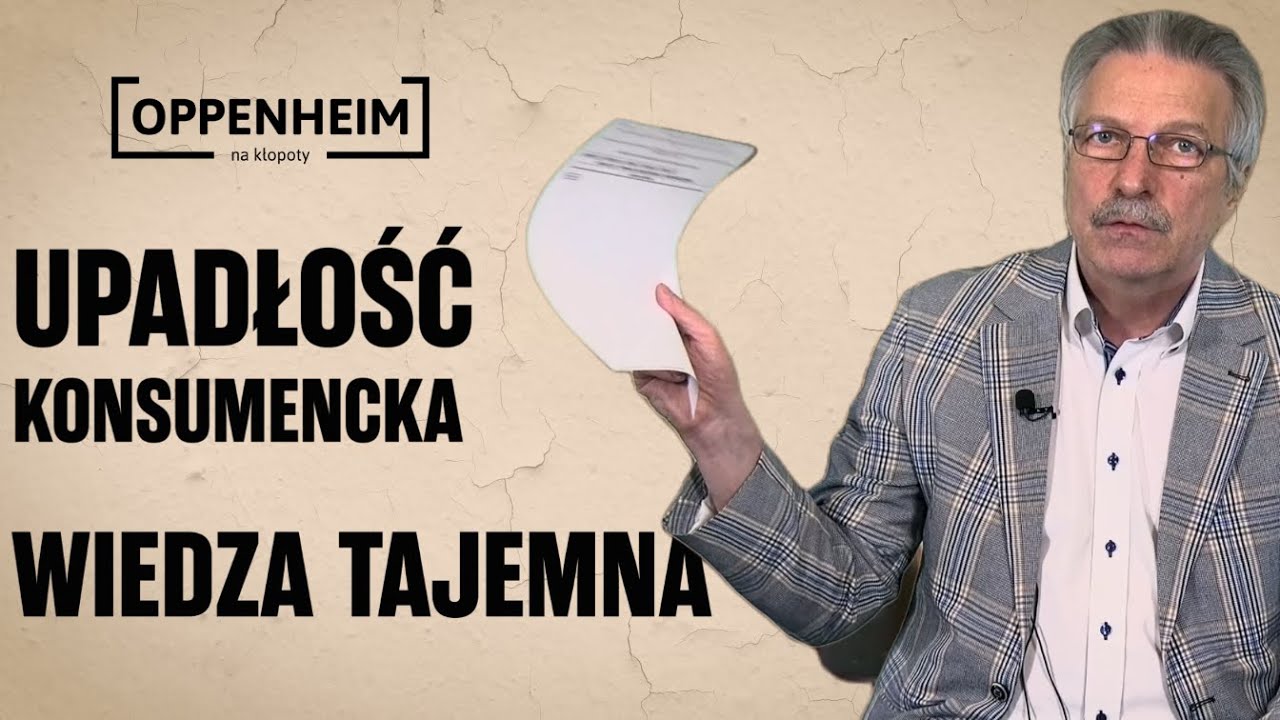 Oppenheim na kłopoty: Upadłość konsumencka - wiedza tajemna
