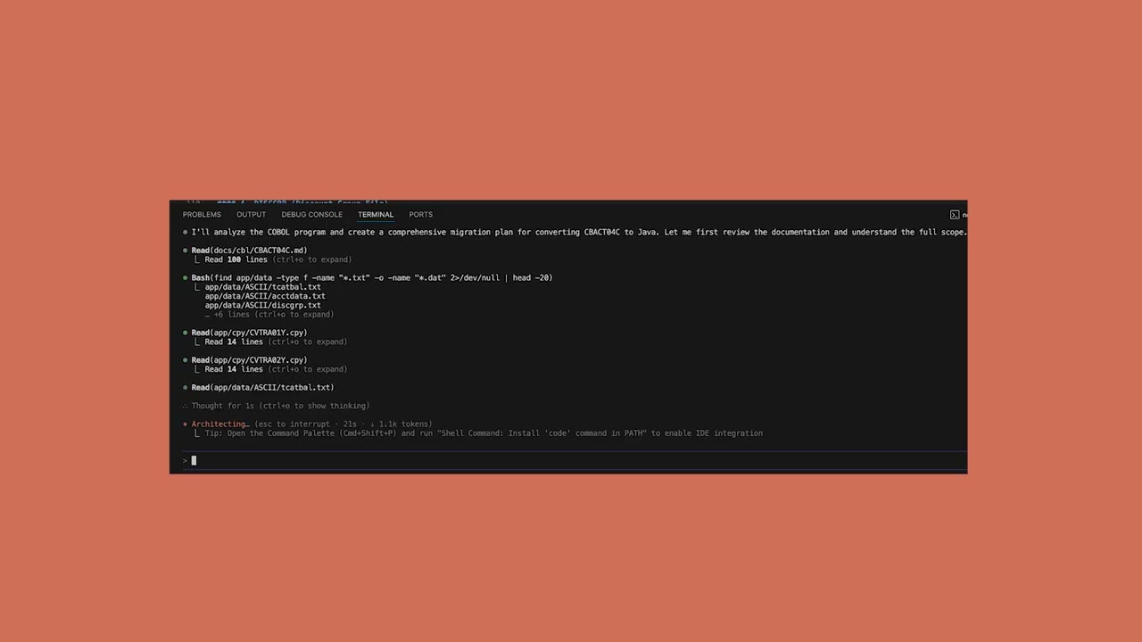 Клод Код модернизирует устаревшую кодовую базу COBOL