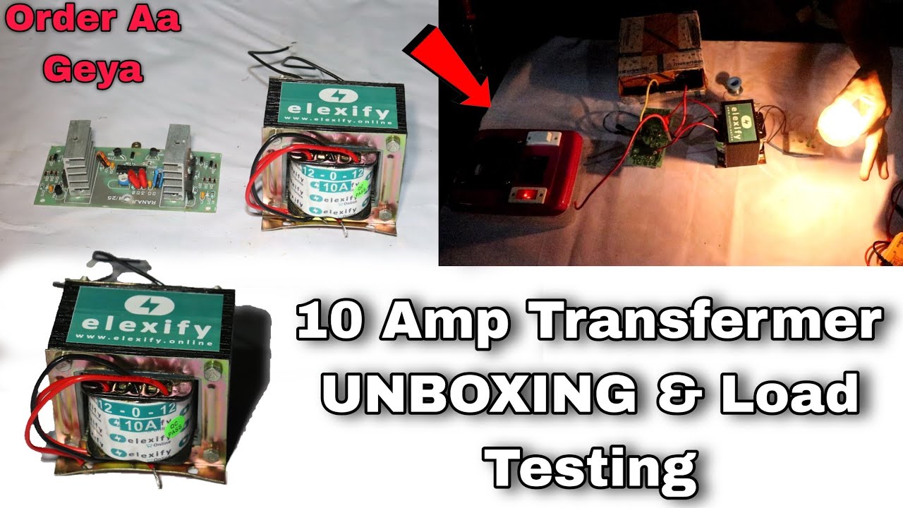 Elexify Transformer Unboxing & Connect 200Watt Inviter Kit Load Testing. 