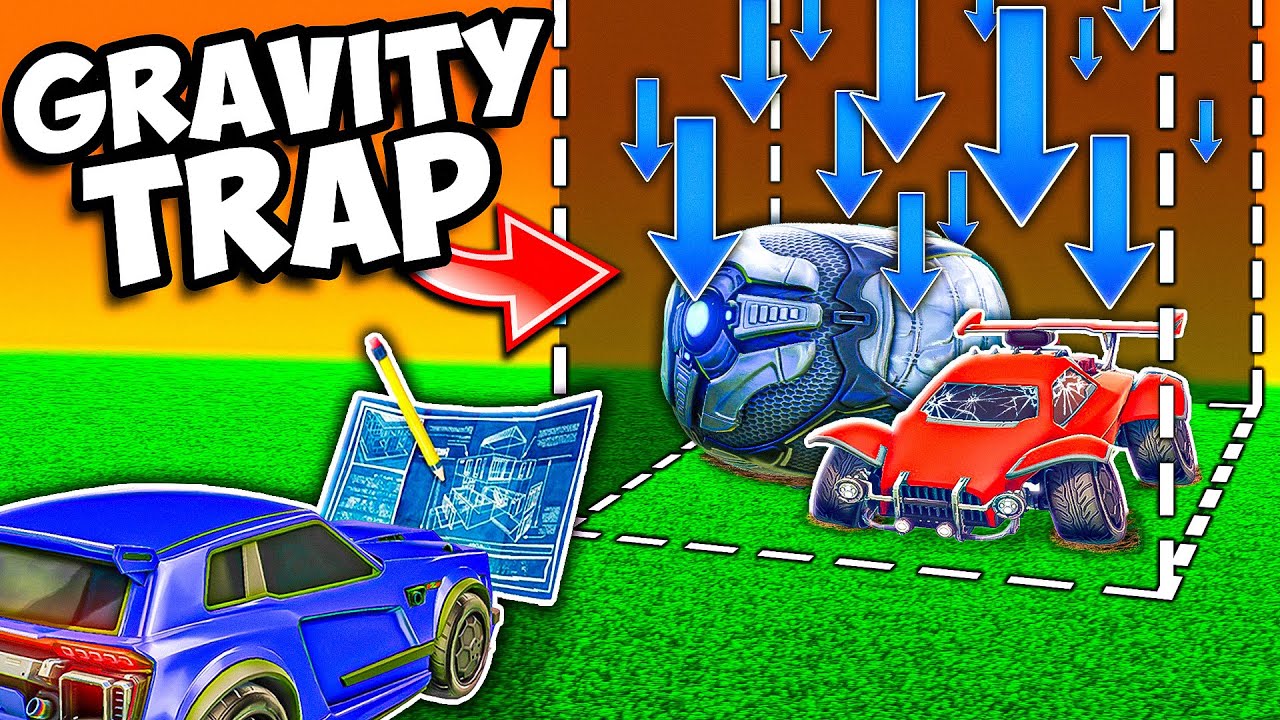 I trapped ApparentlyJack in Rocket League Build Mode