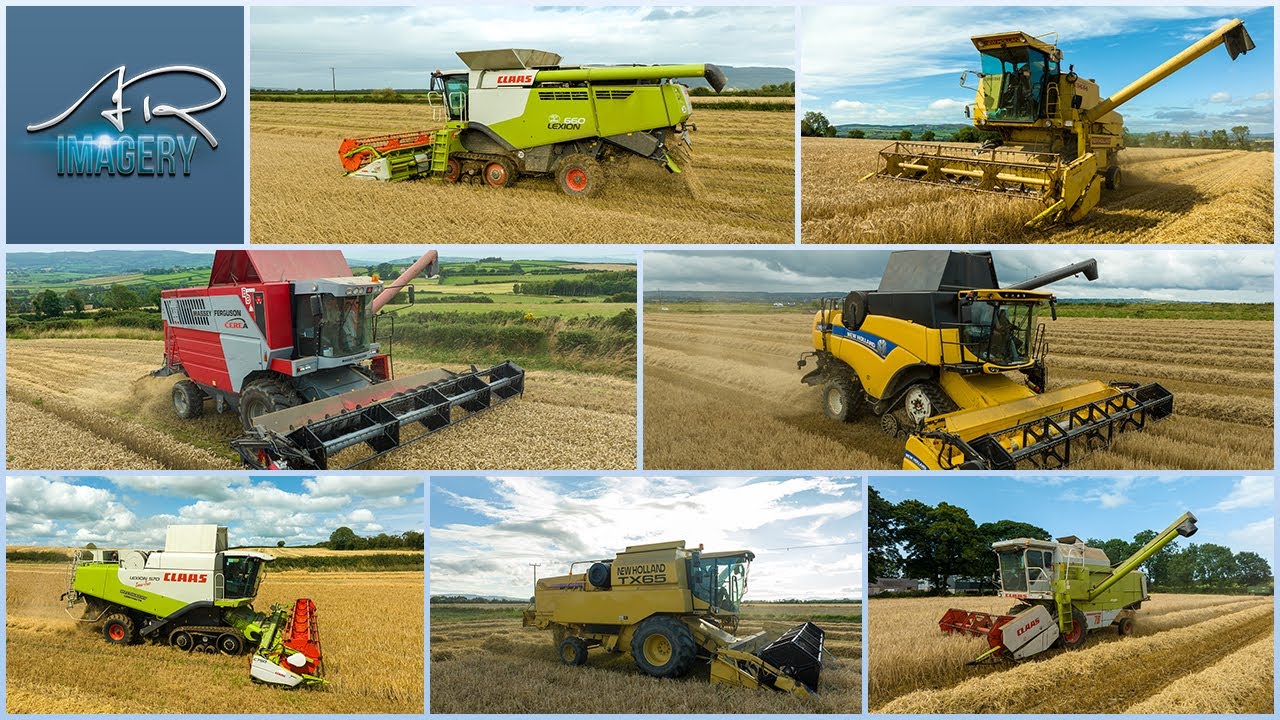 Combine Harvester Montage from 2023 in North Coast Ireland