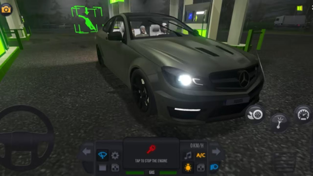 Mercedes🛞 Night Drive 🌧️ | Rainy Vibes | Smooth Drive with Music 🎶