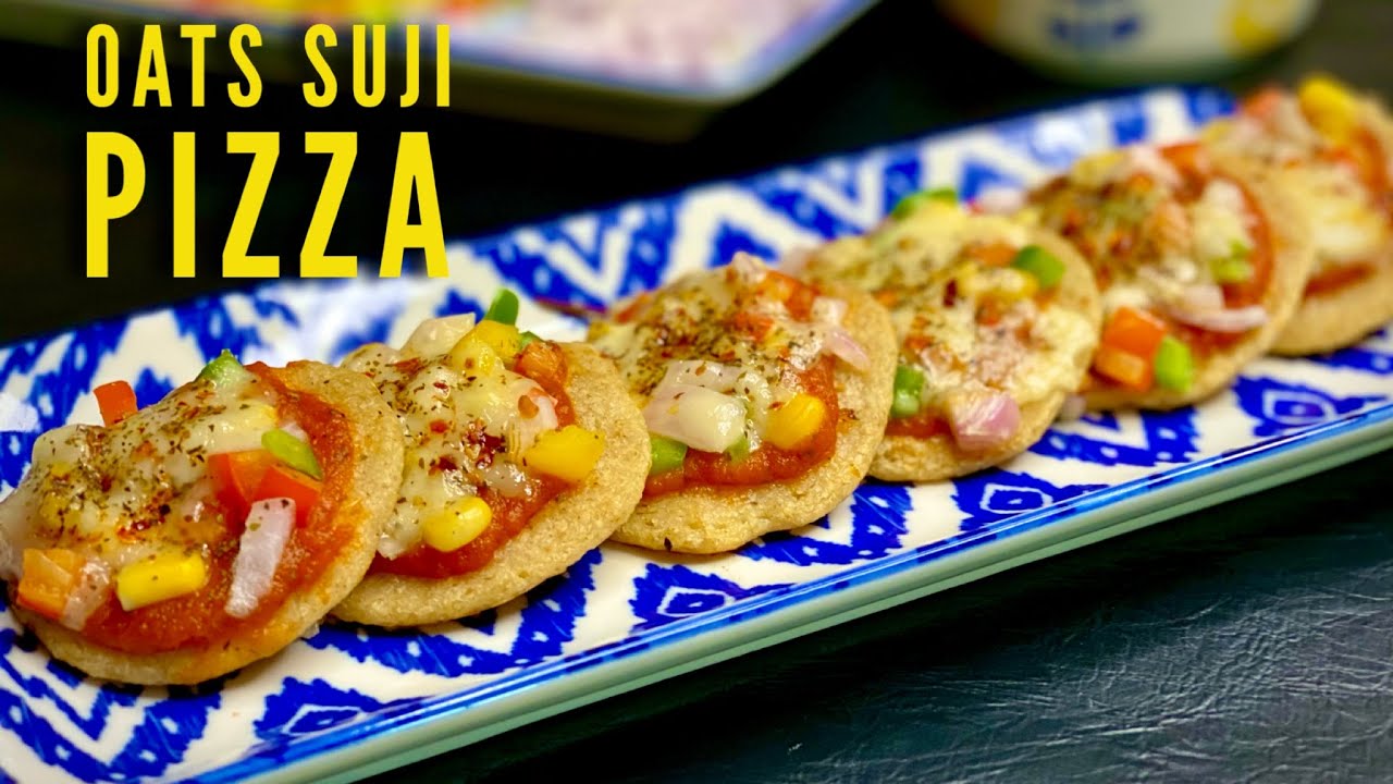 Pizza Recipe | 15 मिनट में सूजी पिज़्ज़ा | Sooji Pizza kaise banaye | Oats Pizza Recipe