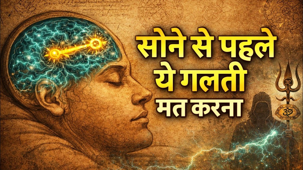 सोने से पहले ये एक गलती आपकी Energy और Mind दोनों को कमजोर कर देती है