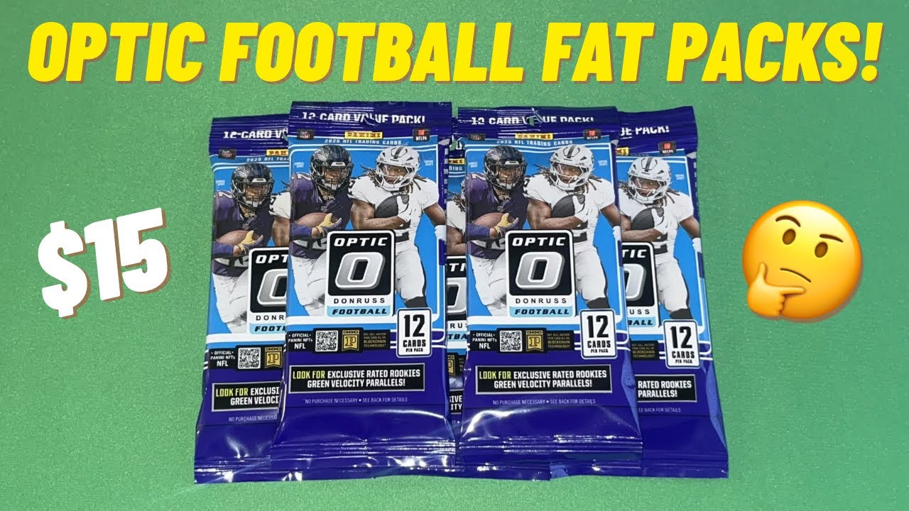 Обзор открытия коллекционных наборов Panini Donruss Optic Football Value Pack 2025 года! Наборы п...