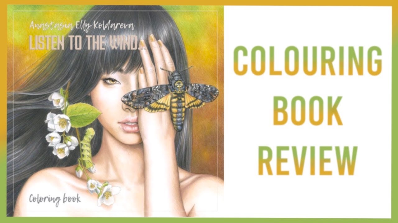 Listen to the Wind by Anastasia Elly Koldareva | Colouring Book Review @creativelly
