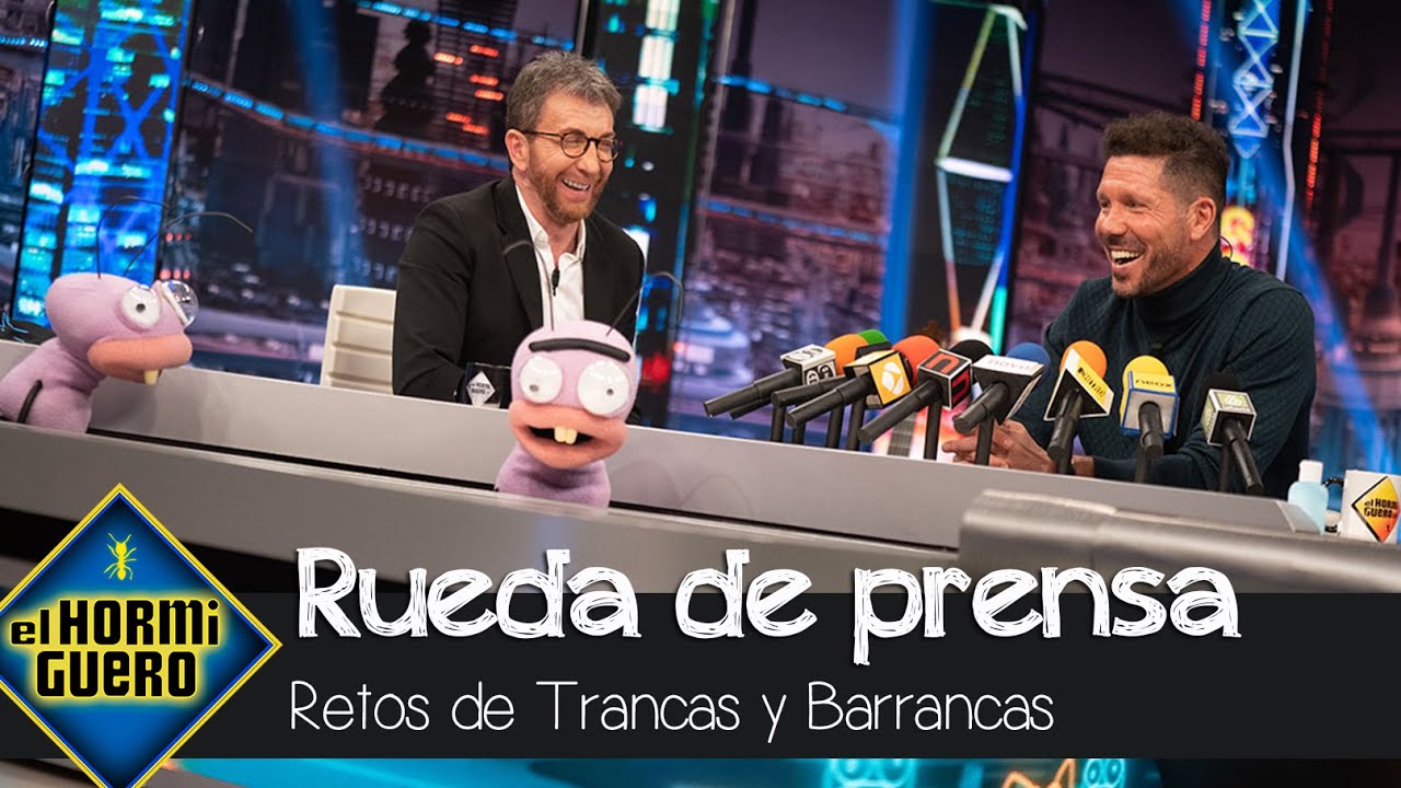 'El Cholo' Simeone se enfrenta La 'Rueda de prensa ibérica deportiva' más complicada - El Hormiguero