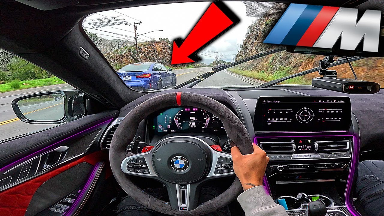 I Drive The 900HP BMW M8 Competition In A Rain Storm! GONE WRONG!