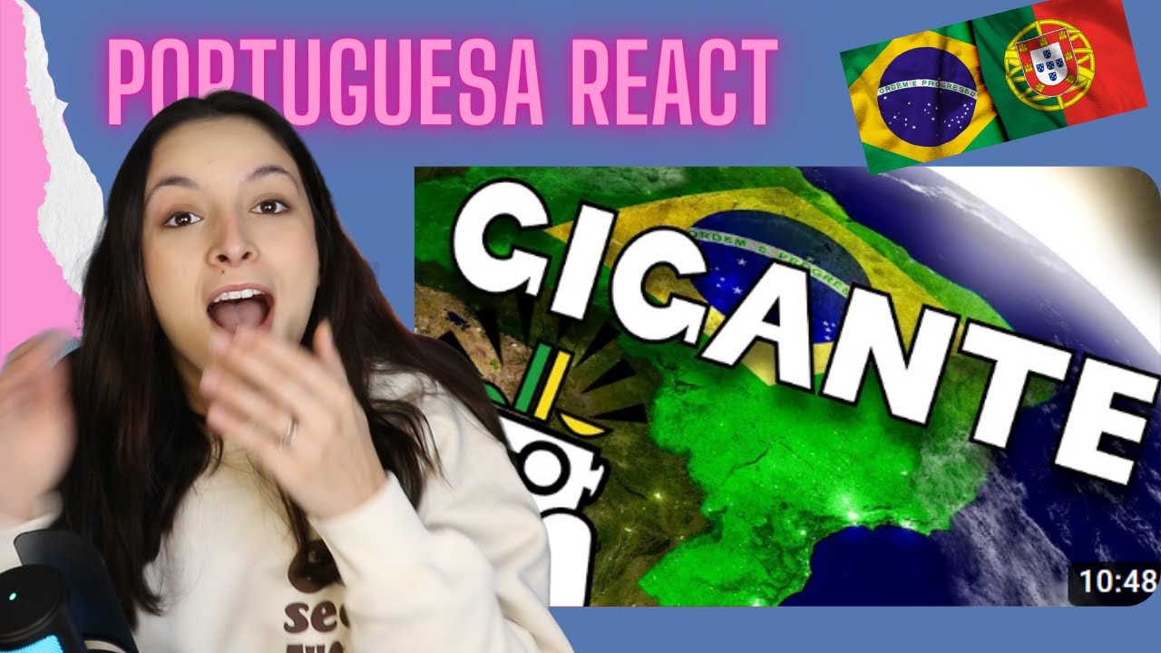 PORTUGUESA REAGINDO A 10 fatos SURPREENDENTES sobre o BRASIL🤯🇧🇷
