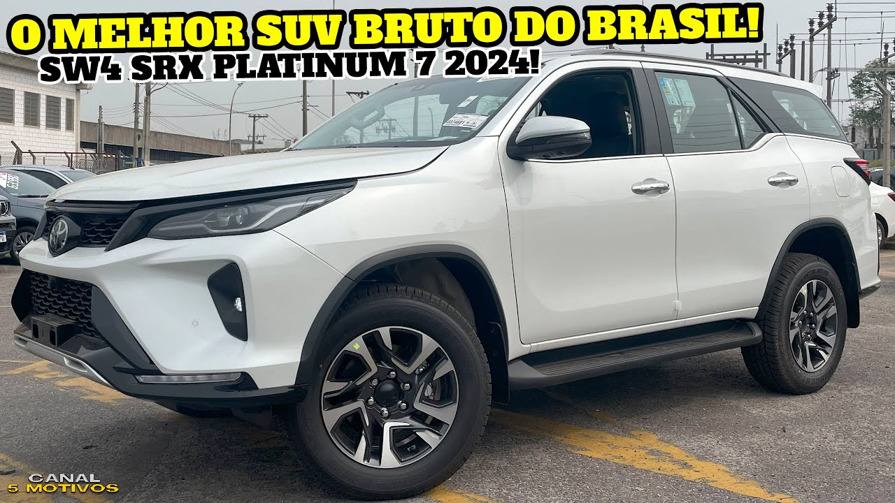 TOYOTA SW4 SRX PLATINUM 2024 - O MELHOR SUV BRUTO DO BRASIL COM VOCÊS, MAIS CARO QUE COMMANDER E H6!