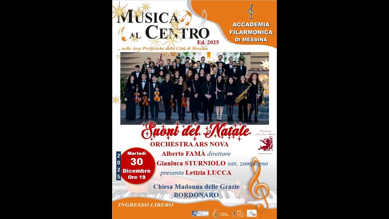 Concerto dell' Orchestra Ars Nova diretta dal M° Alberto Famà
