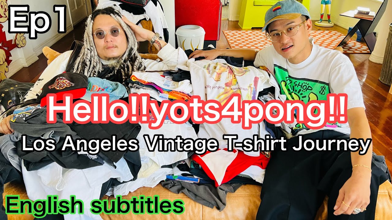 アメリカ古着買付Ep 1 ヴィンテージTシャツ探してLA10日間の旅