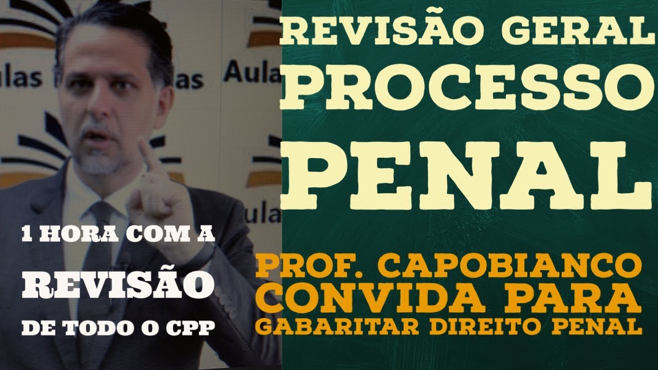 Revisão Geral de Processo Penal - Estudo de Véspera de Prova !