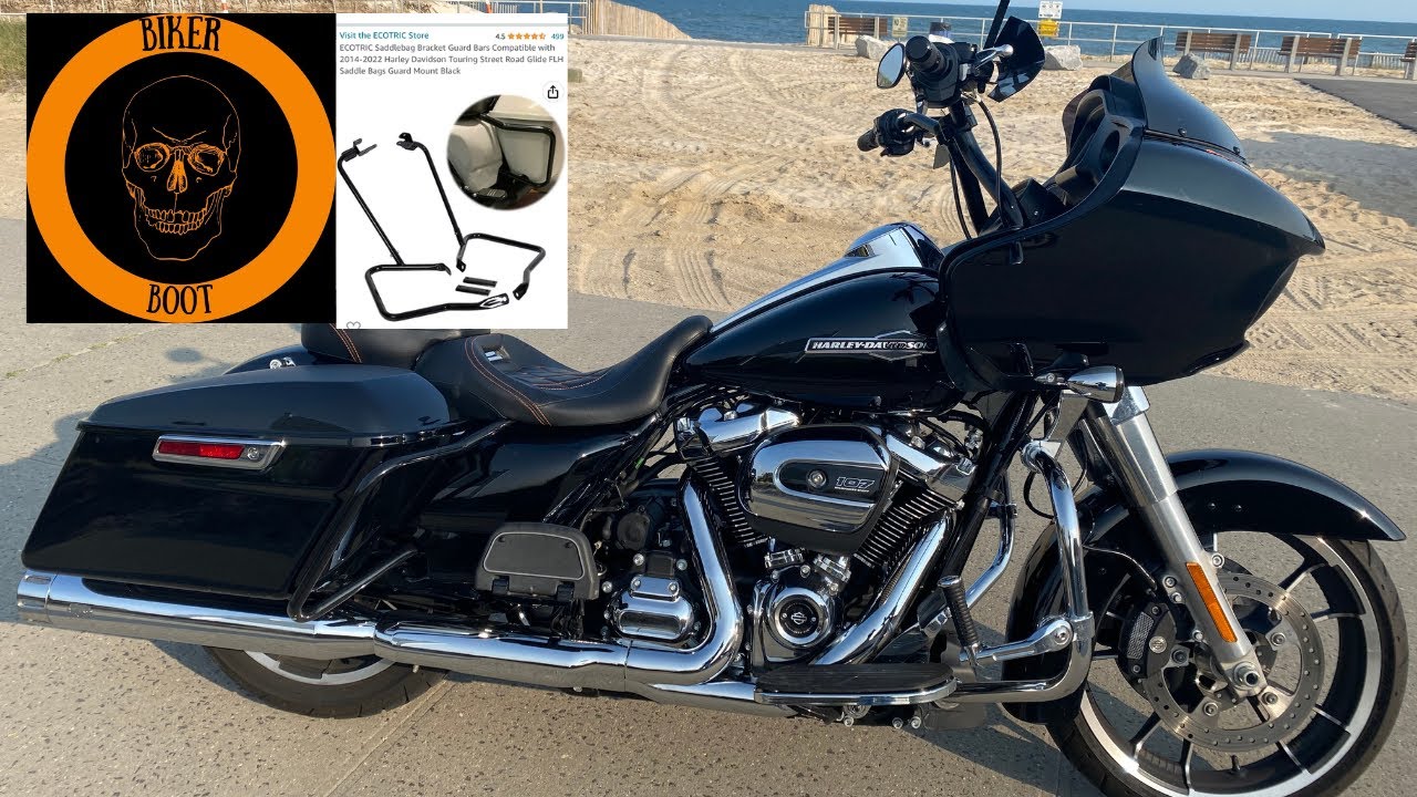 Cheap amazon Road glide saddle bag guards.