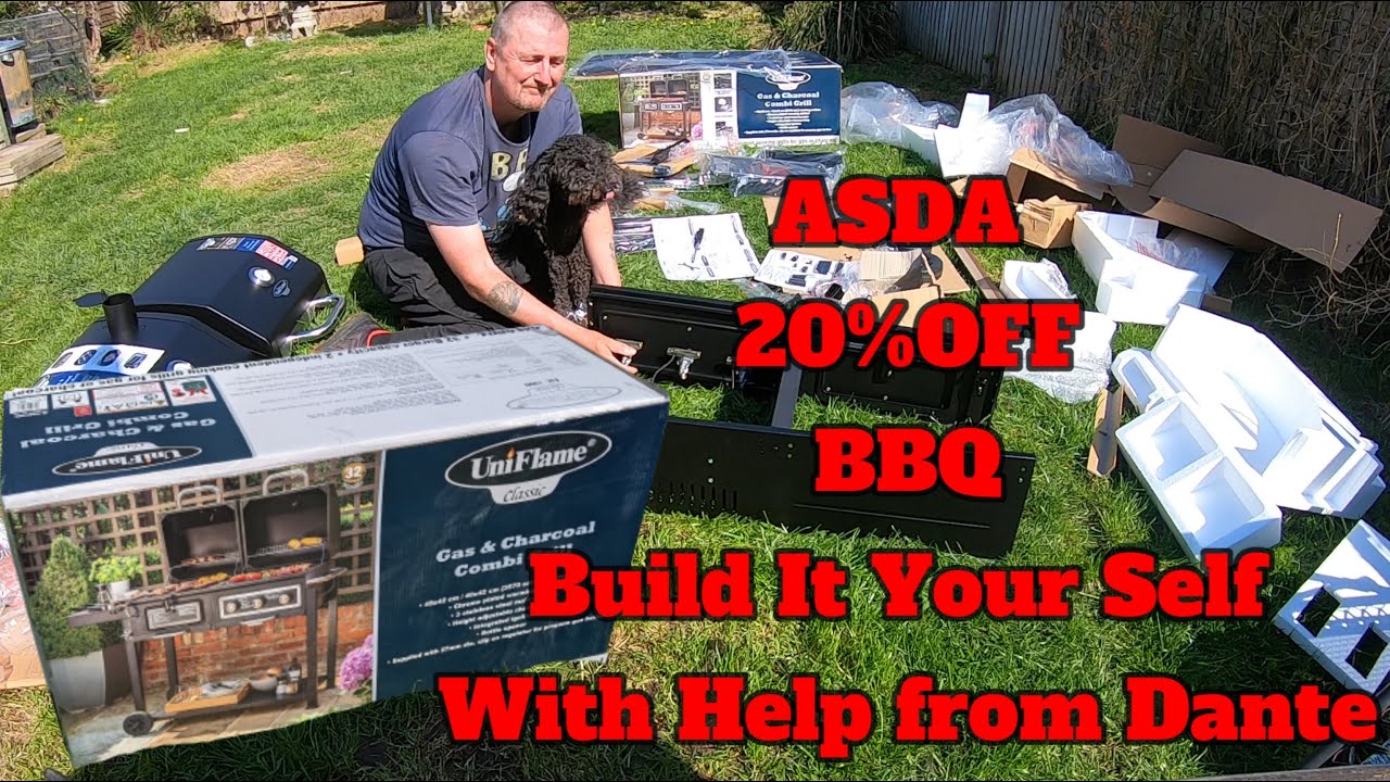 UniFlame Gas & Charcoal Combi Grill BBQ Bought on Sale at &pound;175 Asda #BBQ #SALE #ASDA
