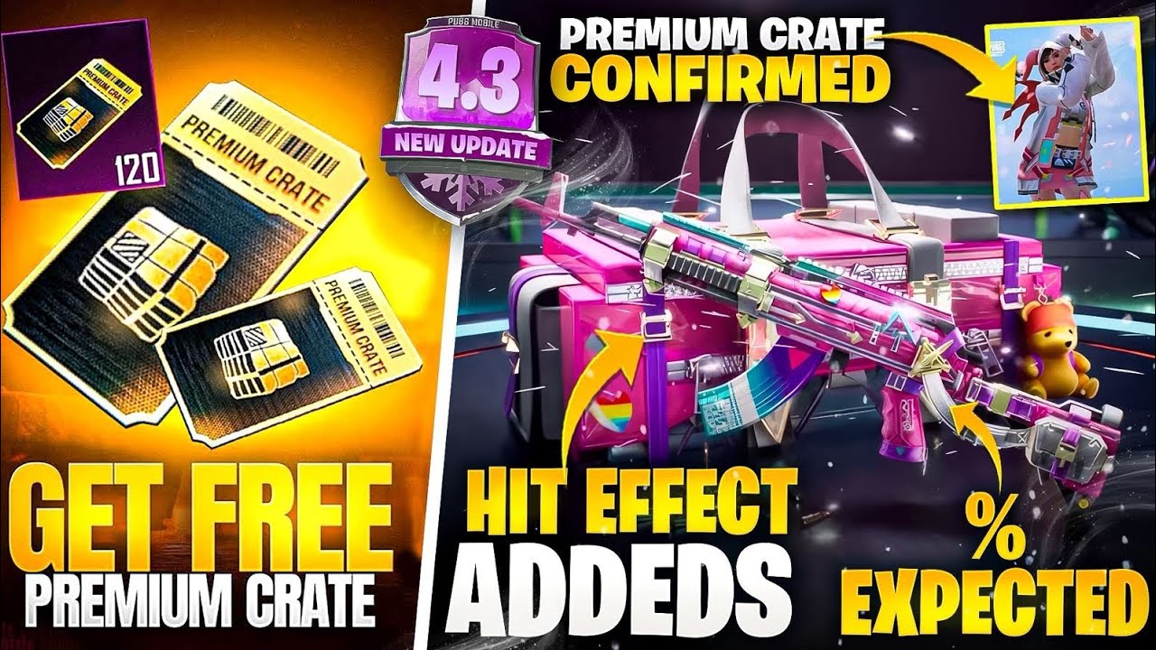 🔴😱 Next Premium Crate Upgradeble Gun Skin l 4.3 Premium Crate Leaks l 