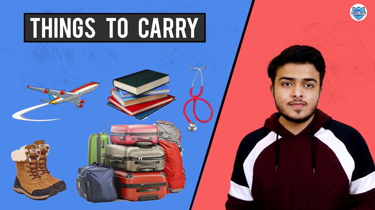 Things to Carry while Travelling for MBBS Abroad | Russia/Ukraine/Kazakhstan | MBBSInfo