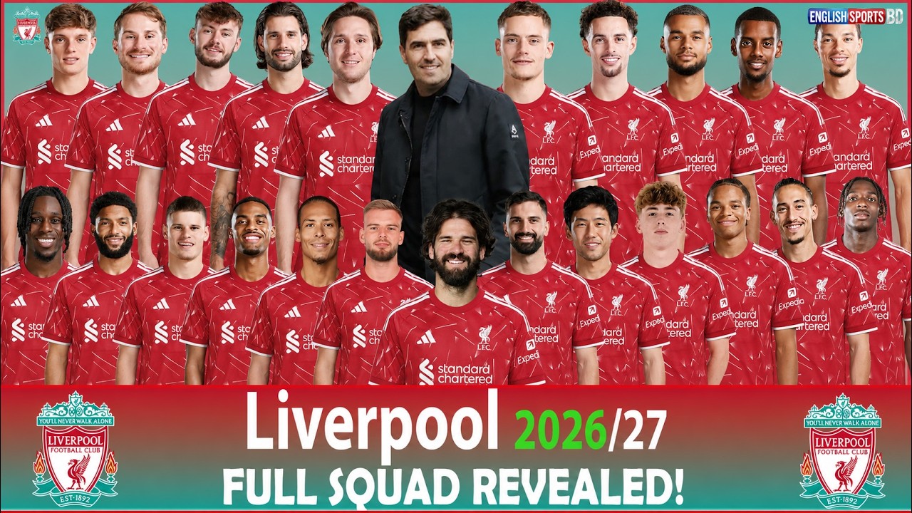 Liverpool Official Squad 2026/27 | Full Team & Every New Transfer Revealed! ⚽