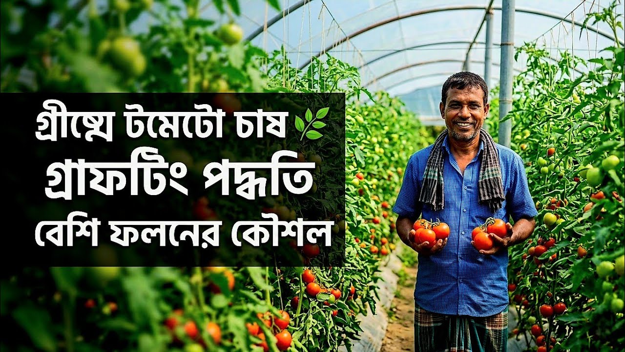 “গ্রাফটিং পদ্ধতিতে টমেটো চাষ | লাভজনক গাইড”