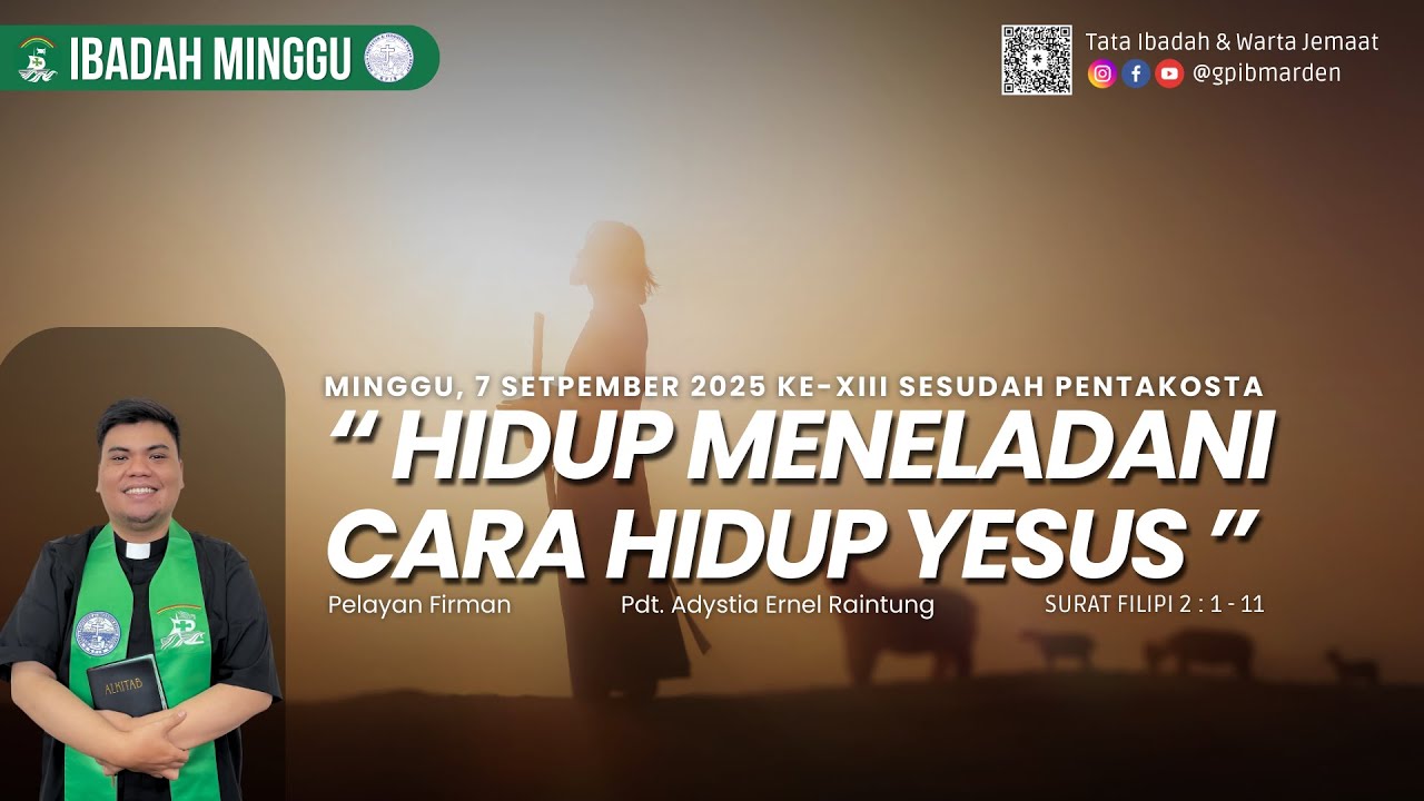 Ibadah Minggu ke-XIII Sesudah Pentakosta | HUT Pelkat PA GPIB ke - 66 Tahun