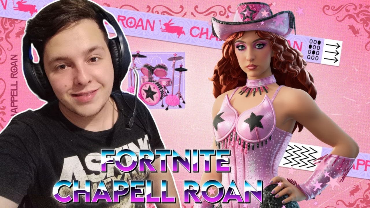CHAPPELL ROAN CHEGOU NO FORTNITE  -  VALE APENA TER O PASSE DELA -  FORTNITE