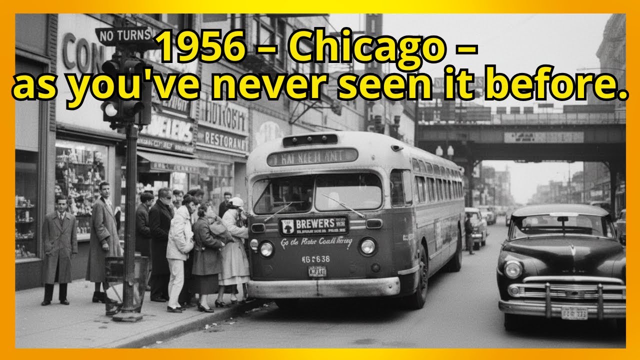 1956 – Chicago – Real Photos of a Hidden Past Brought Back to Life Like You’ve Never Seen