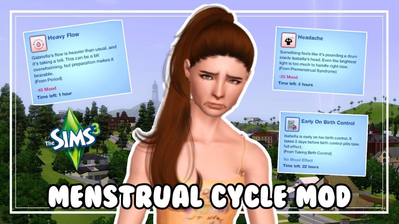 Menstrual Cycle in The Sims 3!? || Sims 3 Mod Overview