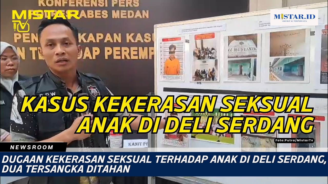 Dugaan Kekerasan Seksual terhadap Anak di Deli Serdang, Dua Tersangka Ditahan