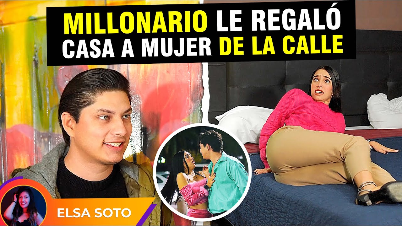 Millonario le regaló casa a mujer de la calle